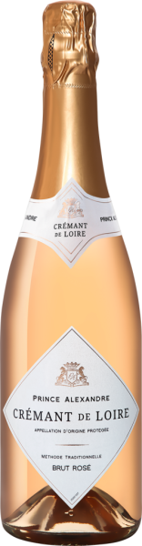 Вино игристое Розовое Брют Prince Alexandre Cremant de Loire Brut Rose 0,75 л фото