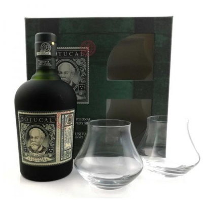 Ром Botucal Reserva Exclusiva 12 years old with 2 glasses in gift box 0,70 л фото