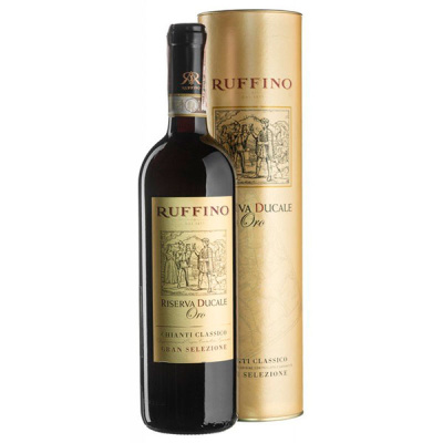 Вино Руффино Ризерва Дукале Оро Кьянти Классико Гран Селеционе 2015 красное сухое 14,5% 0,75 л в п/у фото