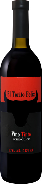 Вино Красное Полусладкое El Torito Feliz Tinto Semi-Dulce 0,75 л фото