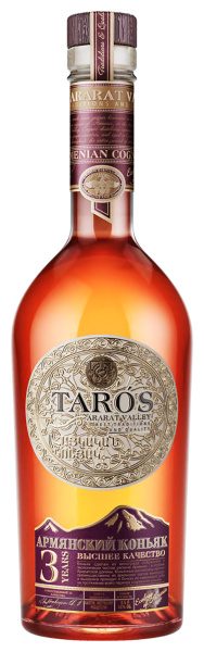 Бренди Taros 3 YO 2016 0,5 л фото
