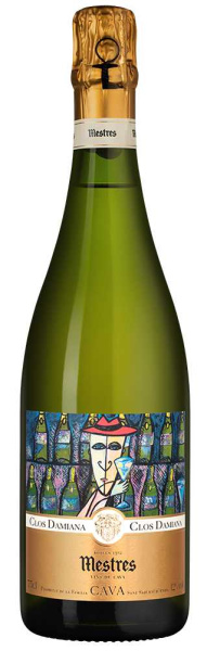 Вино игристое Белое Экстра Брют Mestres Clos Damiana Gran Reserva Cava 2013 0,75 л фото
