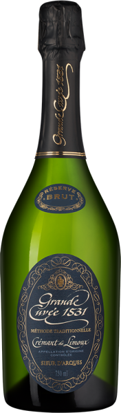Вино игристое Белое Брют Grande Cuvee 1531 de Aimery Reserve Cremant de Limoux 2021 0,75 л фото