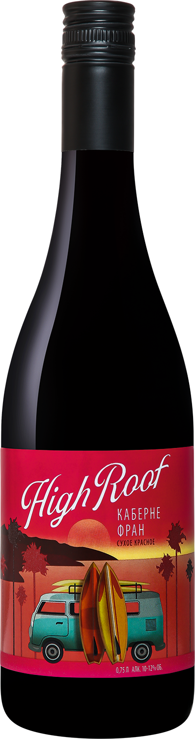 Вино Красное Сухое High Roof Cabernet Franc 0,75 л фото