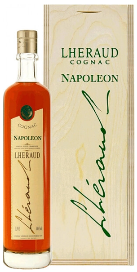 Коньяк Lheraud Napoleon Petite Champagne wooden box 0,7 л фото