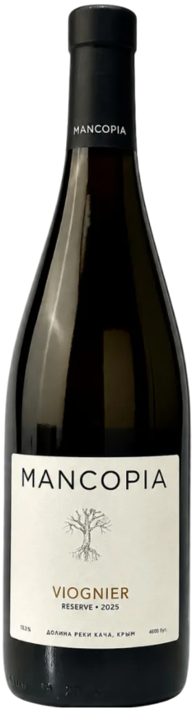 Вино Белое Сухое Mancopia Viognier Reserve Crimea Dolina reki Kacha 2025 0,75 л фото