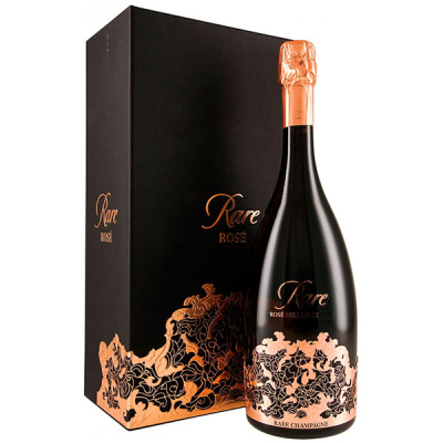 Вино игристое Розовое Брют Piper-Heidsieck Rare Rose Millesime Champagne in gift box 2014 0,75 л фото