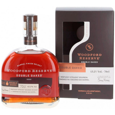Виски Woodford Reserve Double Oaked Kentucky Straight Bourbon in gift box 0,7 л фото