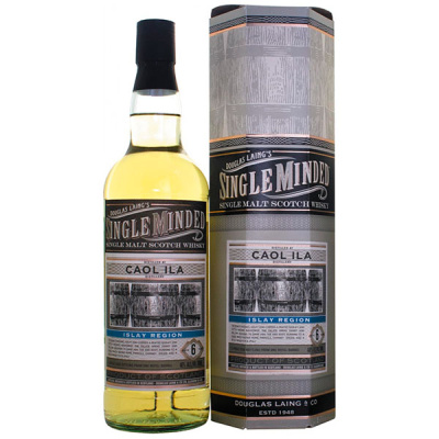 Виски Single Minded Caol Ila 6 Years Old Single Malt Islay in gift box 0,70 л фото