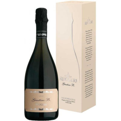 Вино игристое Белое Сухое Ruggeri Giustino B Valdobbiadene Prosecco Superiore in gift box 0,75 л фото