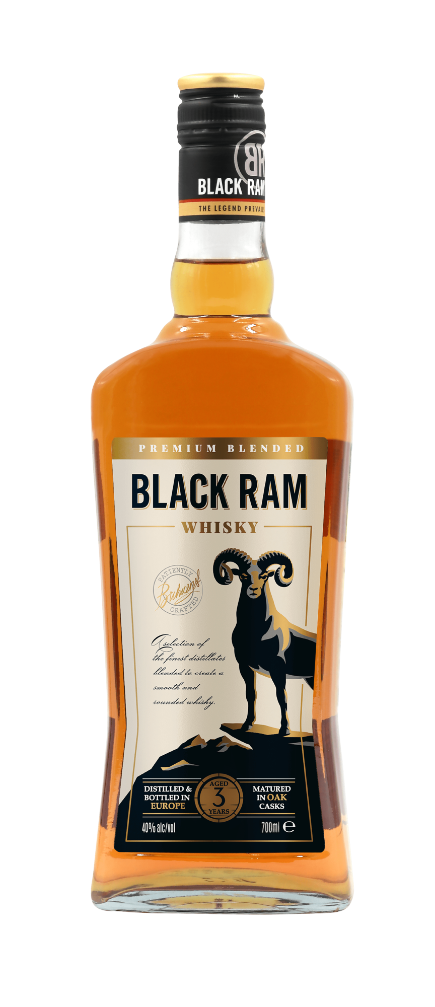 Виски Black Ram Original 3 Years Old 0,7 л фото