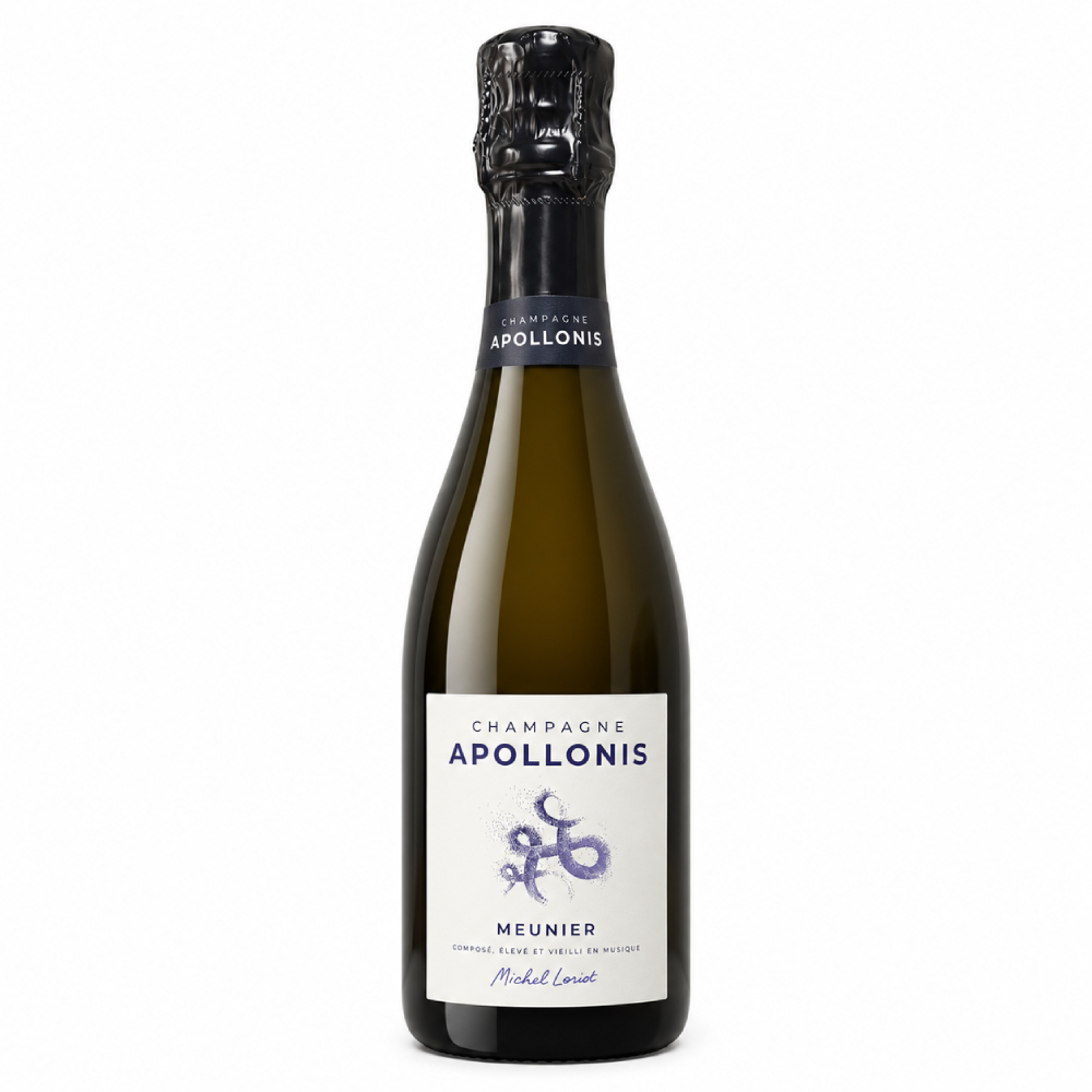 Вино игристое Белое Брют Michel Loriot Apollonis Meunier Brut Champagne 2022 0,375 л фото