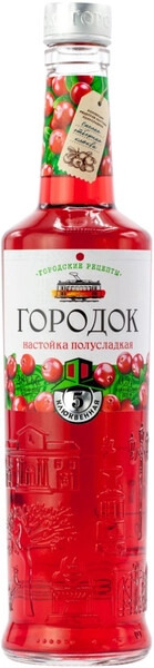 Настойка Gorodok Klyukvennaya 0,5 л фото