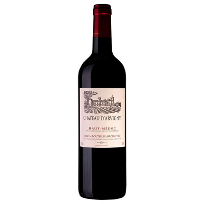 Вино Красное Сухое Chateau D'Arvigny Cru Bourgeois Haut-Medoc 2019 0,75 л фото