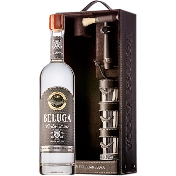 Водка Beluga Gold Line in gift box set 0,75 л фото