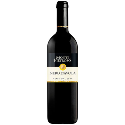 Вино Красное Сухое Monte Pietroso Nero d'Avola Terre Siciliane 2021 0,75 л фото