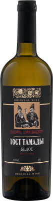 Вино Белое Полусладкое Tost Tamady White 0,75 л фото