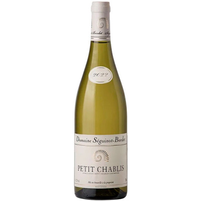 Вино Белое Сухое Domaine Seguinot-Bordet Petit Chablis 2022 0,75 л фото