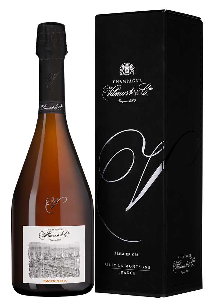 Вино игристое Розовое Брют Vilmart & Cie Emotion Champagne in gift box 2015 0,75 л фото