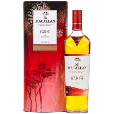 Виски Macallan A Night On Earth The Journey Single Malt Speyside in gift box 0,7 л фото