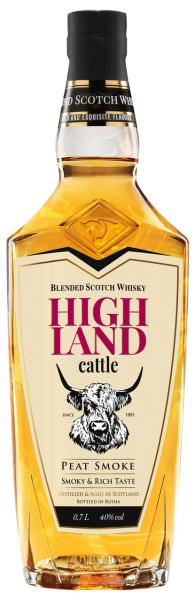 Виски Highland Cattle Peat Smoke 0,7 л фото