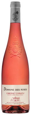 Вино Розовое Полусладкое Domaine Des Roses Cabernet D'Anjou 2022 0,75 л фото