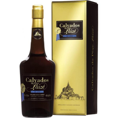 Кальвадос du Pere Laize 20 Ans in gift box 0,7 л фото