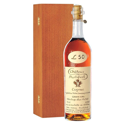 Коньяк Chateau de Montifaud Heritage Louis Vallet 50 Years Old Petite Champagne in wooden box 0,70 л фото
