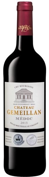 Вино Красное Сухое Chateau Gemeillan Cru Bourgeois Medoc 2015 0,75 л фото