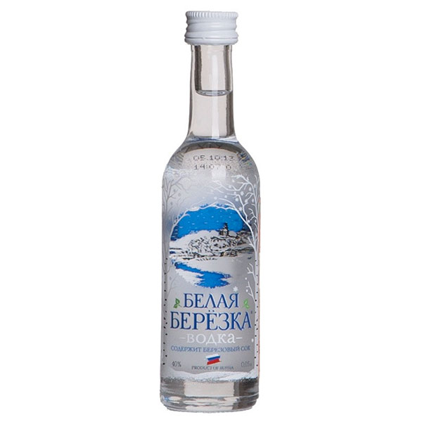 Водка Belaya Berezka 0,05 л фото