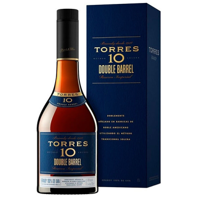 Бренди Torres 10 Double Barrel in gift box 0,7 л фото
