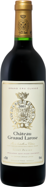 Вино Красное Сухое Chateau Gruaud Larose Saint-Julien 2001 0,75 л фото