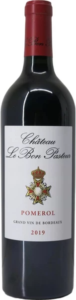 Вино Красное Сухое Chateau Le Bon Pasteur Pomerol 2019 0,75 л фото