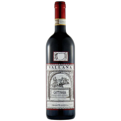 Вино Красное Сухое Vallana Gattinara 2019 0,75 л фото