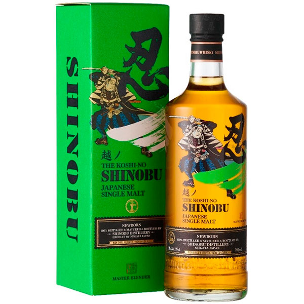 Виски Shinobu" Single Malt Newborn in gift box 0,7 л фото
