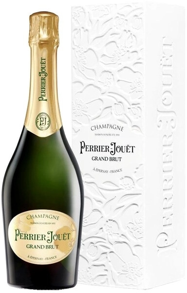Вино игристое Белое Брют Perrier-Jouet Grand Brut Champagne in gift box 0,75 л фото