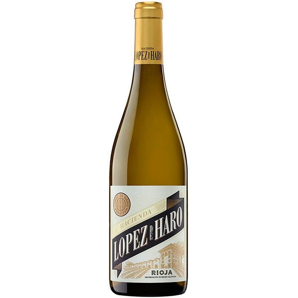 Вино Белое Сухое Hacienda Lopez de Haro Blanco Rioja 2021 0,75 л фото
