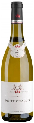 Вино Белое Сухое La Reine Pedauque Petit Chablis 2021 0,75 л фото