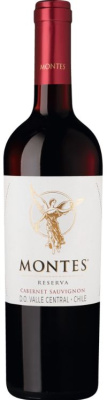 Вино Красное Сухое Montes Reserva Cabernet Sauvignon Valle Central 2023 0,75 л фото