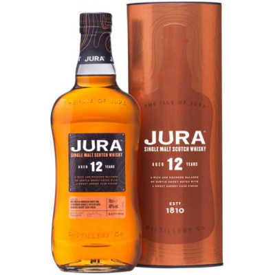 Виски Jura 12 Years Old Single Malt Jura in tube 0,70 л фото