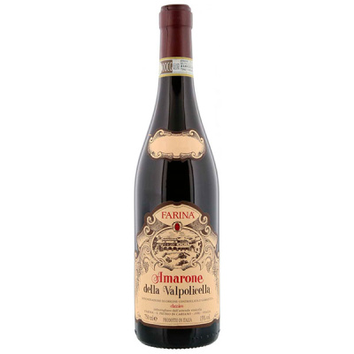 Вино Красное Сухое Farina Amarone della Valpolicella Classico 2019 0,75 л фото