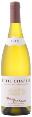 Вино Белое Сухое Domaine Des Malandes Petit Chablis 2023 0,75 л фото