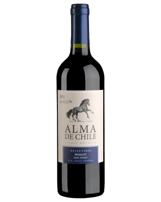 Вино Красное Полусладкое Alma de Chile Merlot Semisweet 2023 0,75 л фото