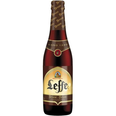 Пиво Тёмное Leffe Brune 0,33 л фото