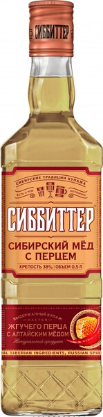 Водка Sibbitter Sibirskij Med s Percem 0,5 л фото