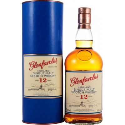 Виски Glenfarclas 12 years old Single Malt Speyside in tube 0,70 л фото