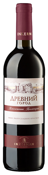 Вино Красное Полусладкое Inkerman Ancient City 2022 0,75 л фото