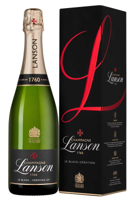 Вино игристое Белое Брют Lanson Le Black Creation Brut Champagne in gift box 2019 0,75 л фото