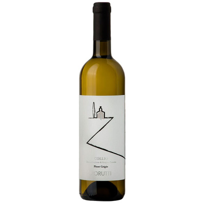 Вино Белое Сухое Zorutti Pinot Grigio Collio 2020 0,75 л фото