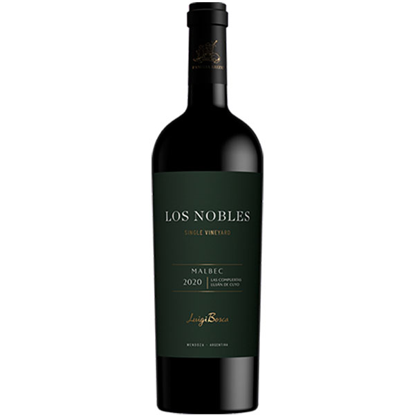 Вино Красное Сухое Luigi Bosca Los Nobles Malbec Las Compuertas 2020 0,75 л фото
